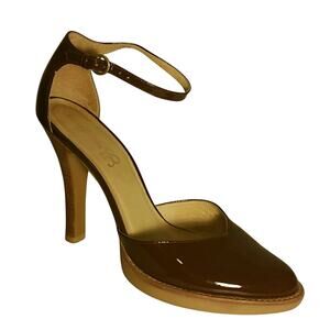 Boutique 58 Brown Patent Leather Heel. 8.5M